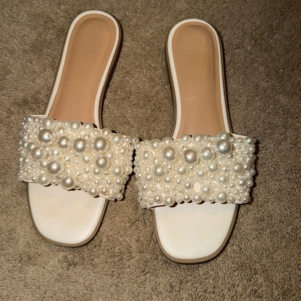 A new day embellished sandals